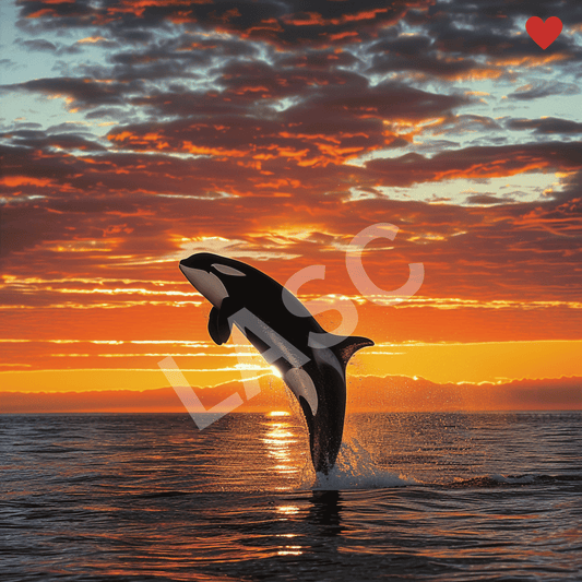 ORCA Strong3 Downloadable Digital Image, 6000 px, ocean them, digital art