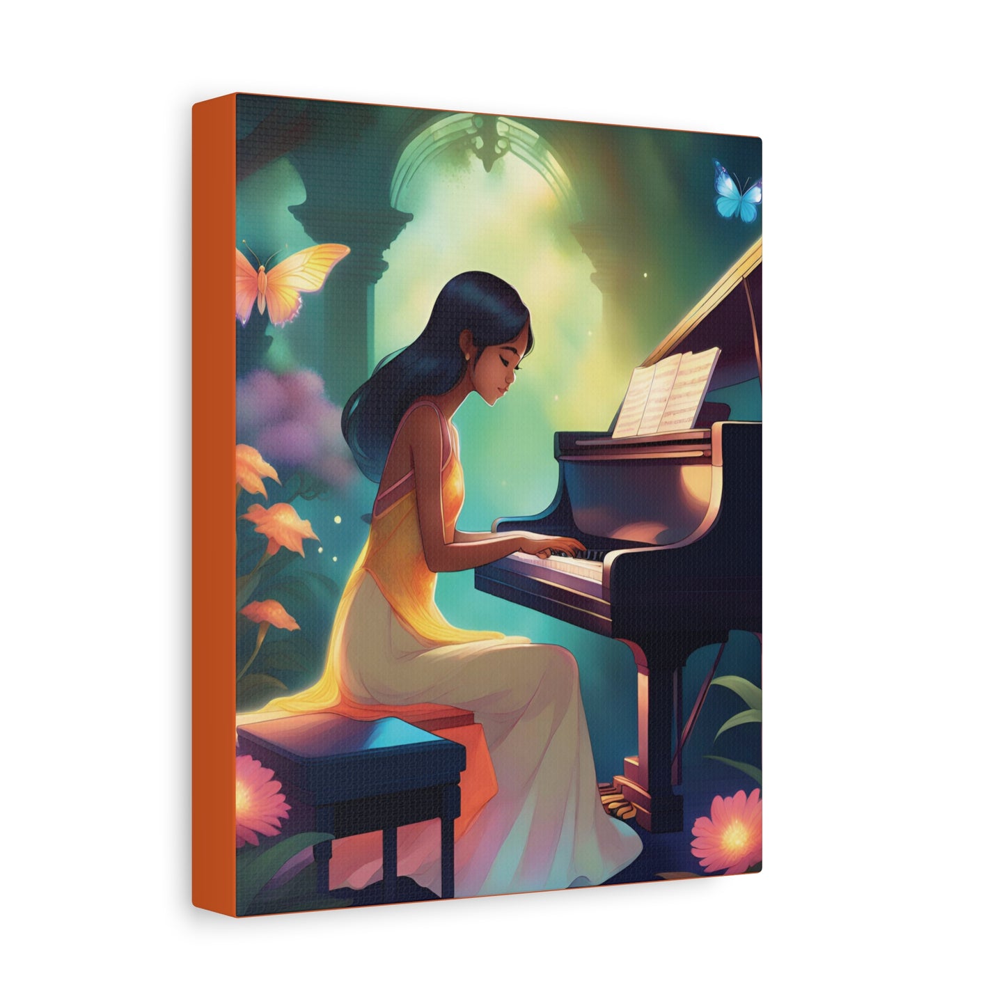 Canvas, Anime Princess playing the piano