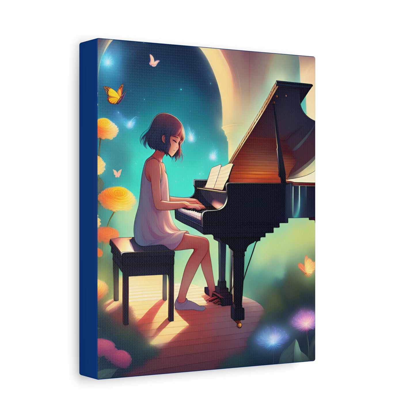 Canvas, Anime Princess Lily playing the piano, more gifts