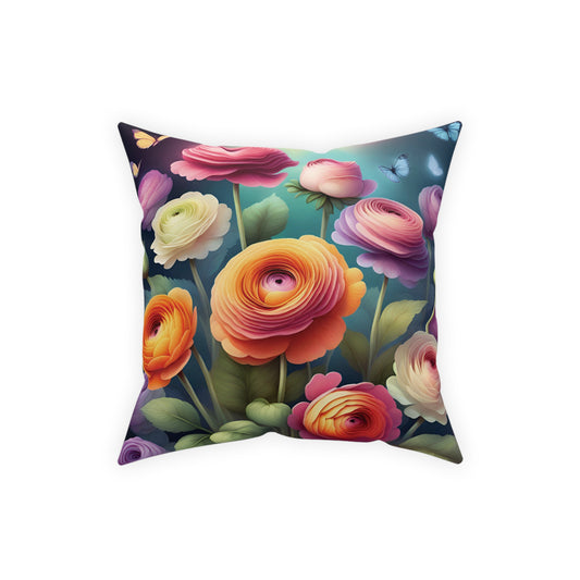 Pillow, Ranunculus theme