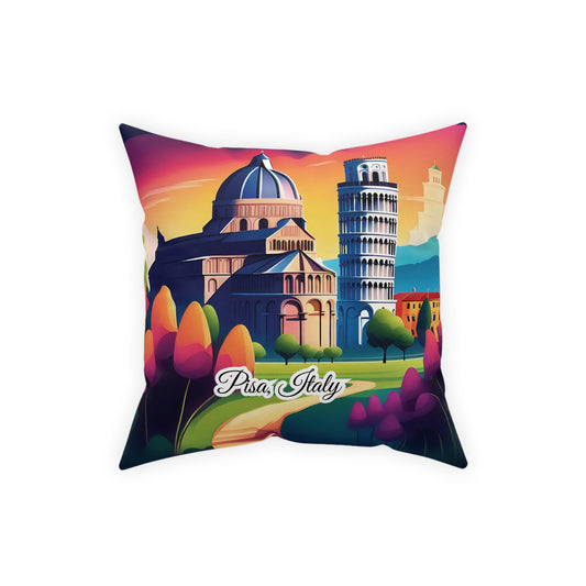 Pillow, Pisa Italy theme