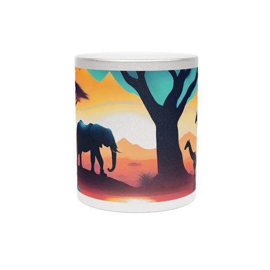 Mugs, Safari theme, 11 oz.