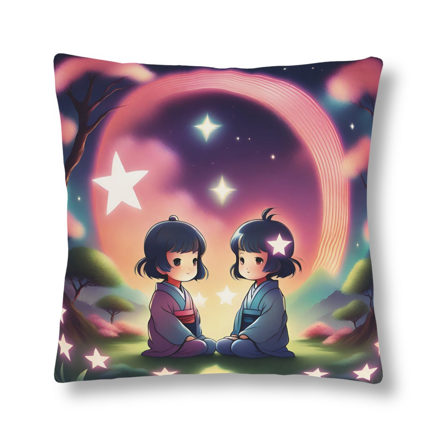 Waterproof Stain resistant Pillow, Little twin stars inspired theme