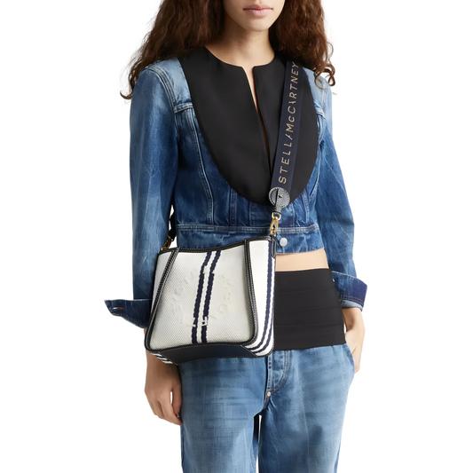 Stella McCartney Mini Stripe Crossbody Bag