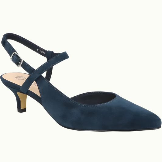 Svelte Slingback: Pointy Toe Pump, shoes for her