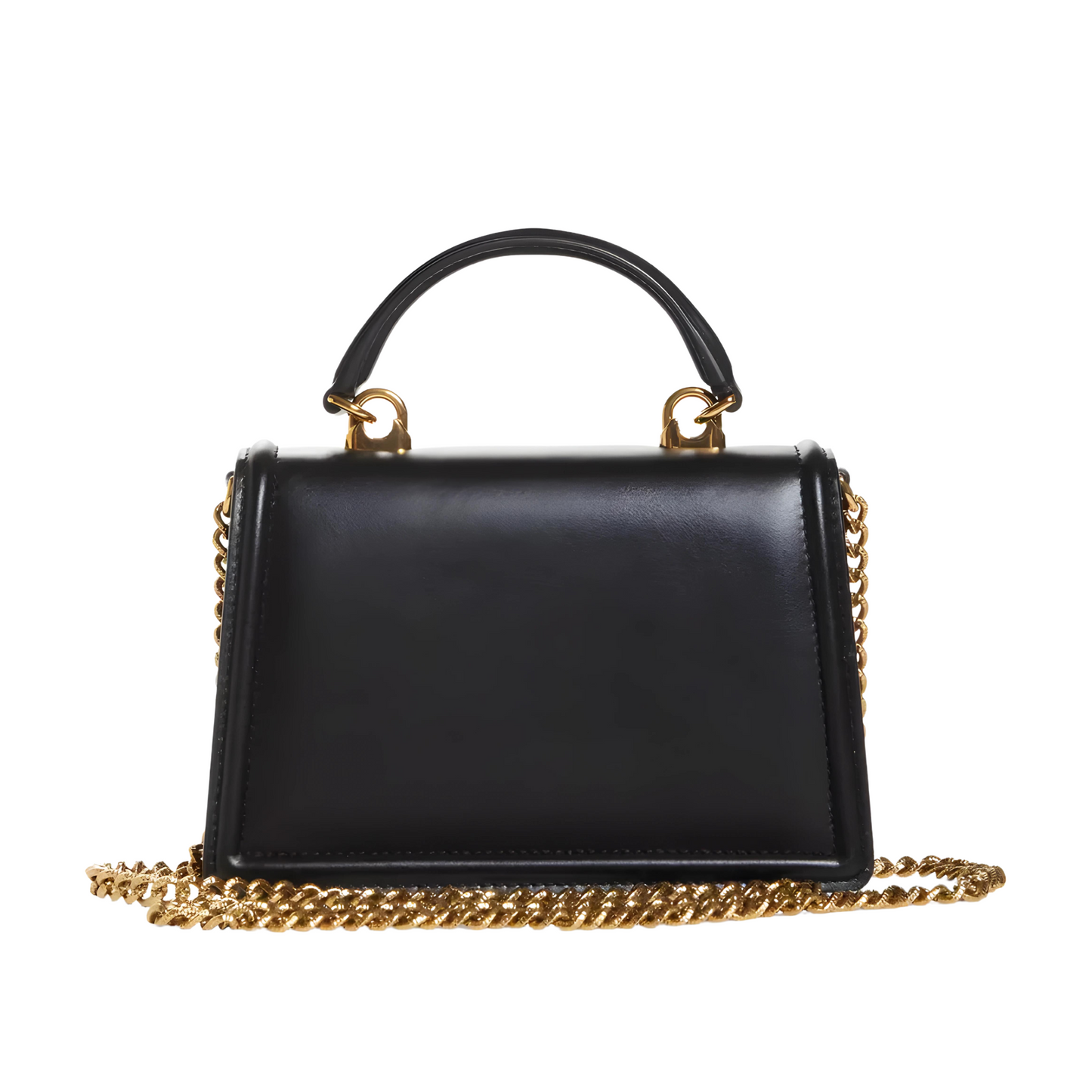 Dolce&Gabbana Mini Devotion Leather Top Handle Bag