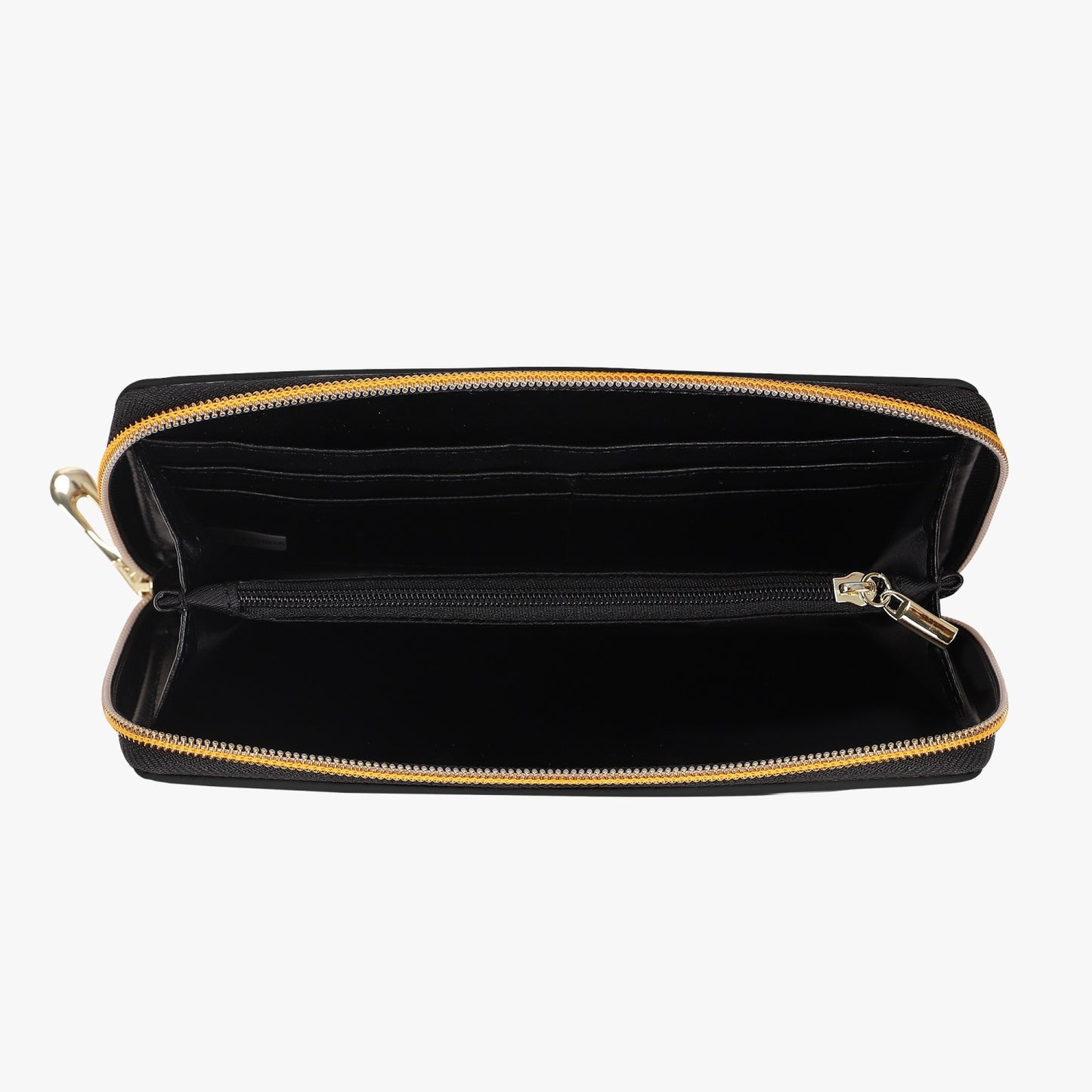 Zipper Wallet, Black, Gifts for her